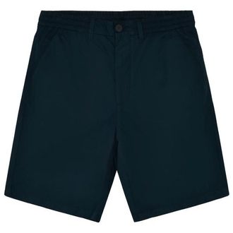 Knowledge Cotton Apparel Fig Loose Poplin Elastic Waist String Shorts Shorts f&uuml;r Herren | blau/schwarz