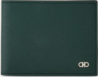 Ferragamo Uomo Portafoglio Gancini Verde