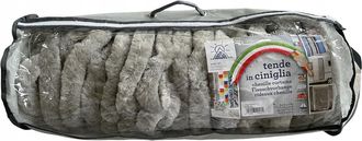 OEM Cortina Para Gatera Con Flecos, Gris, 56x205 Cm, U51