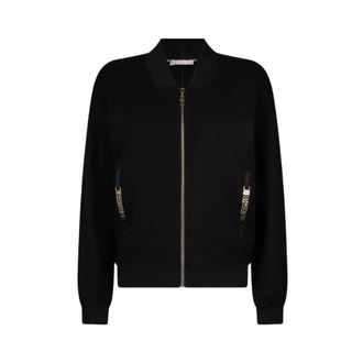 Liu Jo Bomber Jackets, female, Black, Size: 2XS Better Sweatshirt