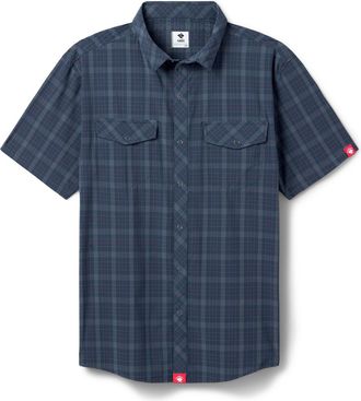 Rabbit Mens High Country Relaxed Shirt Blue XXL