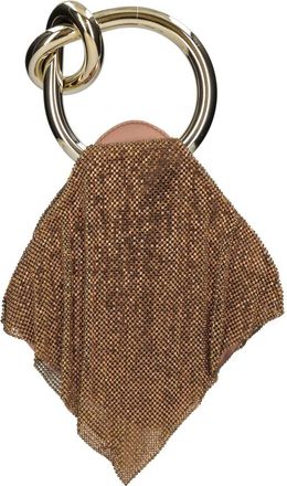 Benedetta Bruzziches Little Casper Bag - Dames - Handtassen - Oranje - ONE Size - Satijn - Tassen