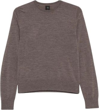 Pinko Lourdes Ronde Hals Trui - Dames - Ronde hals truien - Beige - S - Truien & Vesten