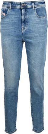 Diesel Stijlvolle Jeans met Katoenmix - Dames - Slim Fit Jeans - Blauw - W29 - Katoen - Jeans