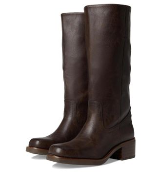Frye and Co Miranda Womens Dark Brown Vegan Leather Knee High ZOGG3641