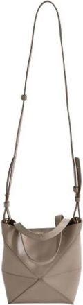 Loewe Pre-owned Mini Puzzle Fold Tote - Dames - Vintage Schoudertas - Beige - ONE Size - Leer - Vintage