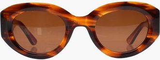Reality Eyewear Luxe Voltaire Sunglasses in Bark at Nordstrom