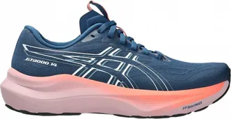 Asics Womens Gt 2000 14 Running Shoe In Twilight Blue/white
