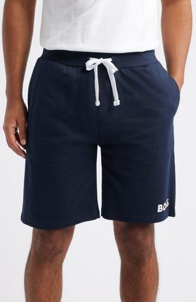 BOSS Mens Ease Pajama Shorts in Navy at Nordstrom, Size Large