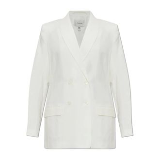 Gestuz Blazers, female, White, Size: S Double-breasted Blazer