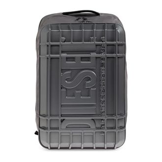 Diesel Backpacks, unisex, Gray, Size: ONE SIZE PC Strong Image Backpack