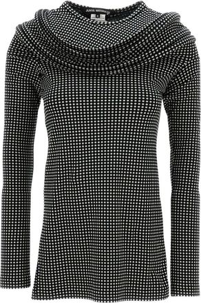 Junya Watanabe Sculptural Long Sleeve Top - Dames - Longsleeves - Zwart - S - Katoen - Tops