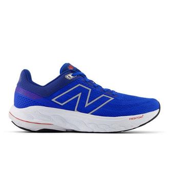 New Balance Mens Fresh Foam X 860v14 in Blue/White/Red Synthetic, size 11.5