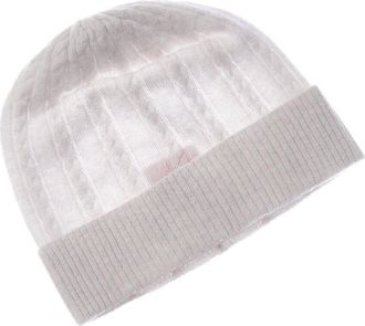 Brodie Cable Pom Pom Cashmere Hat