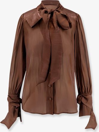 Actualee Camicia in satin con spalline imbottite - ACTUALEE - gender_Woman