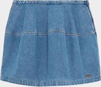 Loewe Denim Mini Skirt