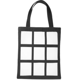 Cabilock Sublimation Tote Bag with Handles Cotton Linen Cloth Reusable Shopping Tote Versatile Packaging for Weddings Birthdays Beach Picnic Travel Gym Christm