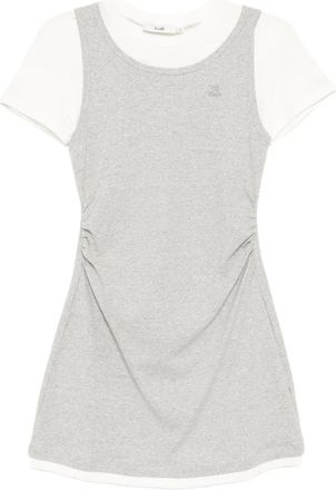 B+ab Abito corto a strati - Grigio