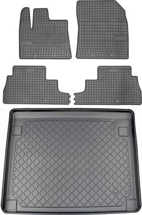 OEM Opel Combo E Life Van Desde 06.2018 Set - Alfombrillas De Goma Para Coche + Alfombrilla Para Maletero