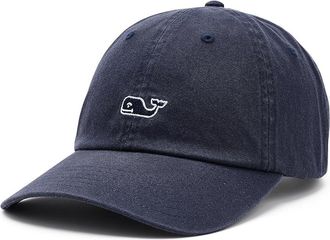 Vineyard Vines Classic Baseball Mens Hat Traditional Mens Hats Blue Blazer, Cotton/Leather