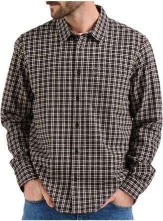 Dedicated Shirt Rute Flannel Check Hemd f&uuml;r Herren | grau