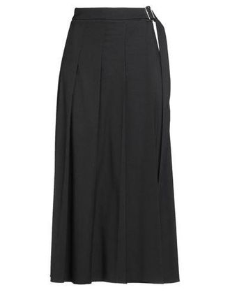 スカート Courreges Black midi skirt with draping Courrèges Black midi skirt with draping - Dresses & Skirts