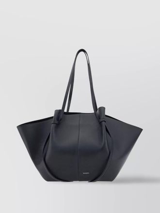 Yuzefi mochi large leather shoulder bag
