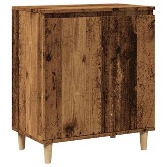 vidaXL Vidaxl - Aparador De Madera Contrachapada Envejecida 60x35x70 Cm