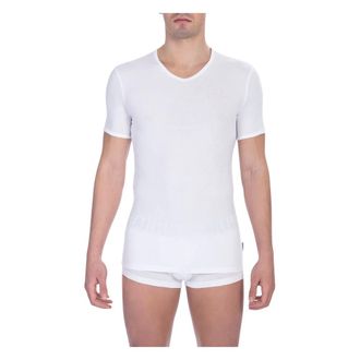 Dirk Bikkembergs Bi-pack V-hals T-shirt - Heren - Tops - Wit - Maat: S Katoen