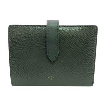 Celine Gray Leather Wallet (Bi-Fold) (Pre-Owned)