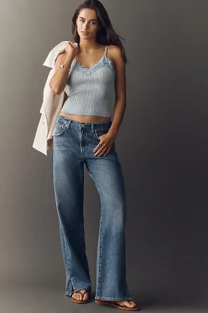 Citizens Of Humanity Track Mid-Rise Wide-Leg Jeans