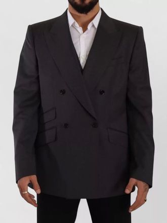 Dolce & Gabbana virgin wool double-breasted blazer