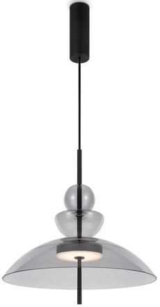 Maytoni Led Design Pendellampe Bangkok &oslash; 40 cm, Grau