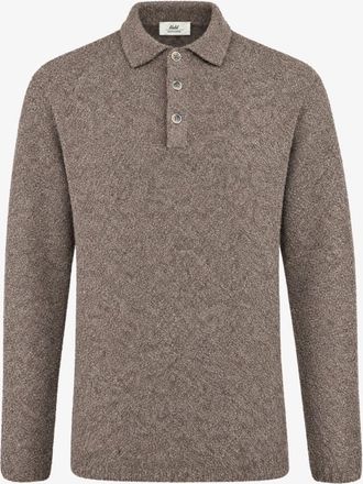Gentiluomo Boucl&eacute; Button Polo | Bruin