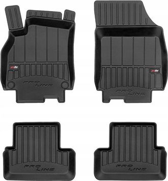 OEM Alfombras, Felpudos, Felpudos De Goma, Renault Fluence 2009-2016, Canaleta 3d