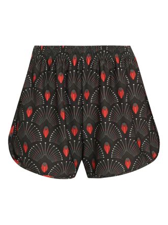 Lygia & Nanny Lee shorts met patroon - Zwart
