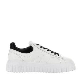 Hogan H-Stripes Sneakers - Heren - Sneakers - Wit - 44 EU - Leer - Schoenen