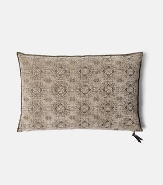 Maison de Vacances Cotton-blend jacquard cushion