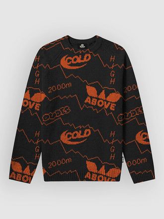 THE DUDES Christmas Sports Black Sweater
