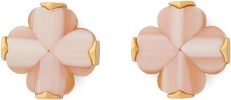 Kate Spade New York Spade Flower Studs Womens Earring Blush, Brass