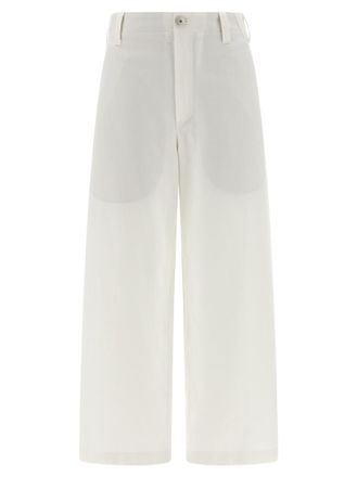 Brunello Cucinelli White Chino Crop pants