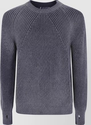 Comme Des Gar&ccedil;ons wool two tone round neck jumper