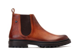 Base London Walsh Mens Chelsea Boots - Tan - Size UK 7