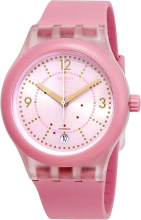 Swatch Sistem Cali Automatic Pink Dial Ladies Watch SUTP401