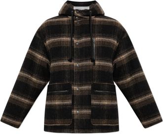 Isabel Marant Kiril Insulated Jacket - Heren - Zomerjassen - Bruin - M - Wol - Jassen