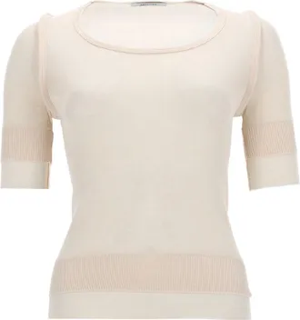 Christophe Lemaire Trompe Oeil Viscose And Silk Top