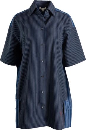 J.W.Anderson Abito corto modello camicia a righe - Blu