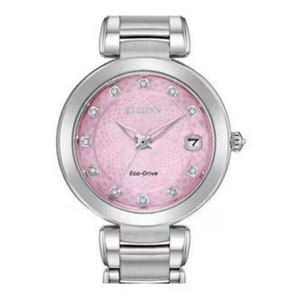 Citizen Signature Pink Dial Ladies Watch EO1110-53Y