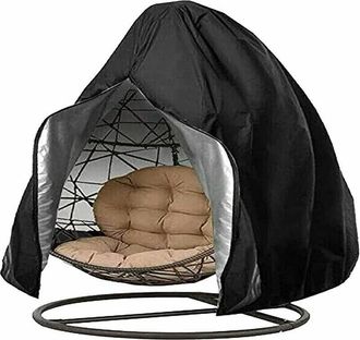 OEM Funda Impermeable Para Silla Colgante De Rat&aacute;n - Ideal Para Columpios Tipo &laquo;huevo&raquo; Al Aire Libre, En El Patio O En El Jard&iacute;n - Cortavientos Y Resisten
