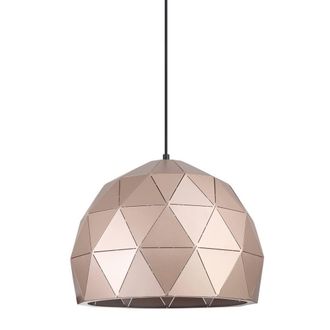 Netlighting Modern Hanging Pendant Golden Champagne 1 Light E27 in Gold